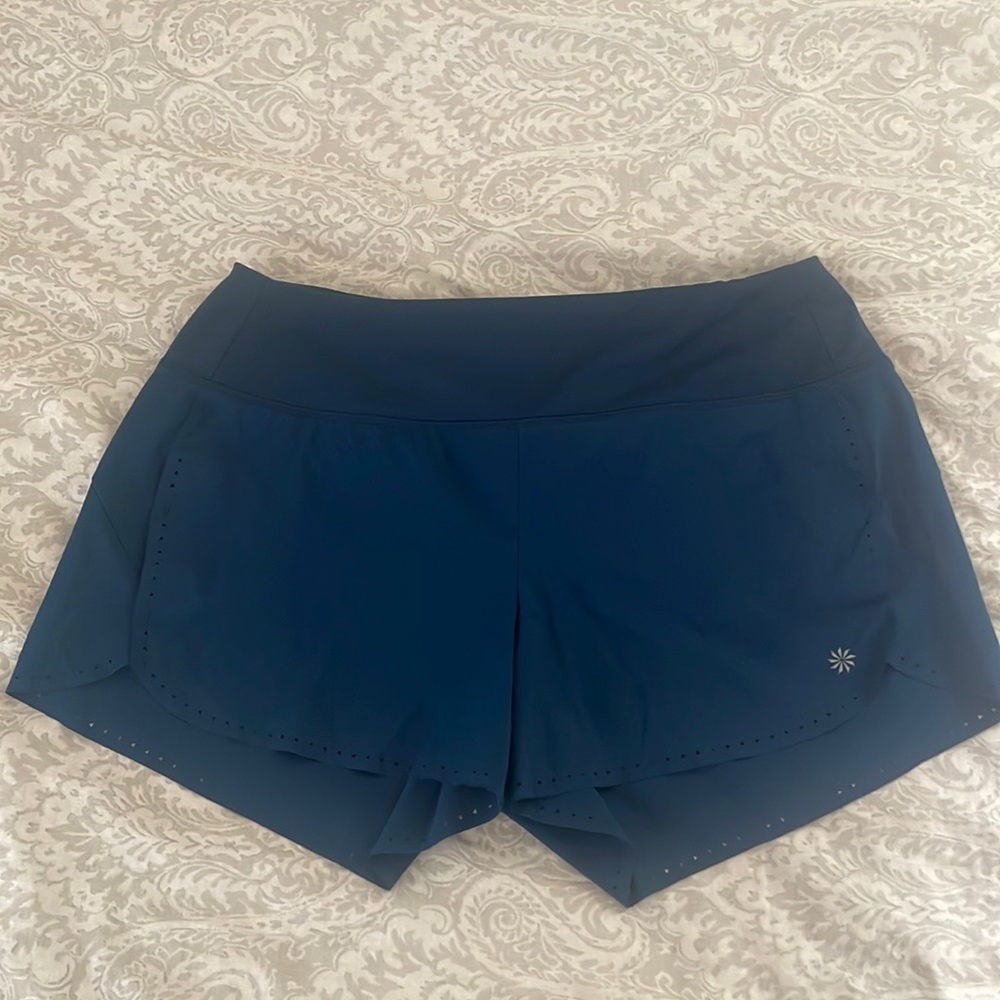 Athleta Blue Small Running Shorts